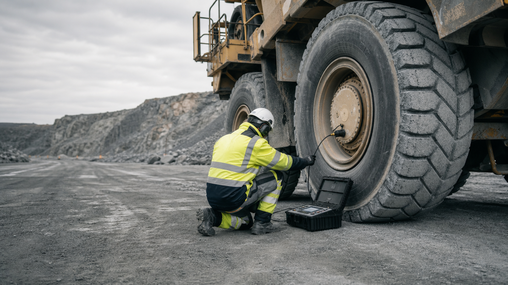Brake performance testing in a working vehicle environment
